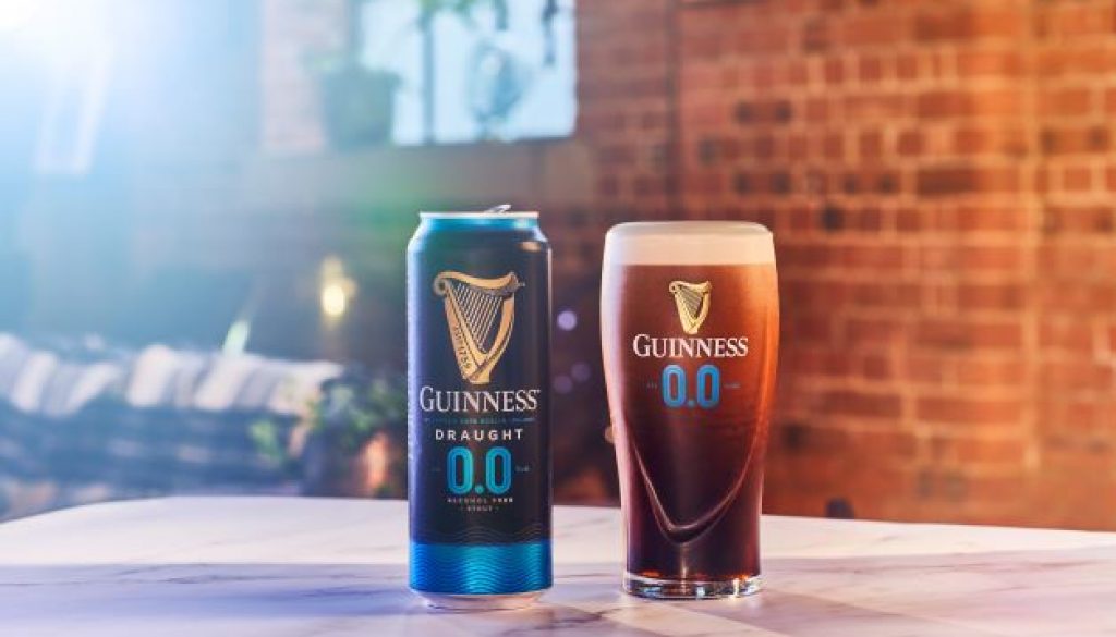 Guinness 0,0 i glas